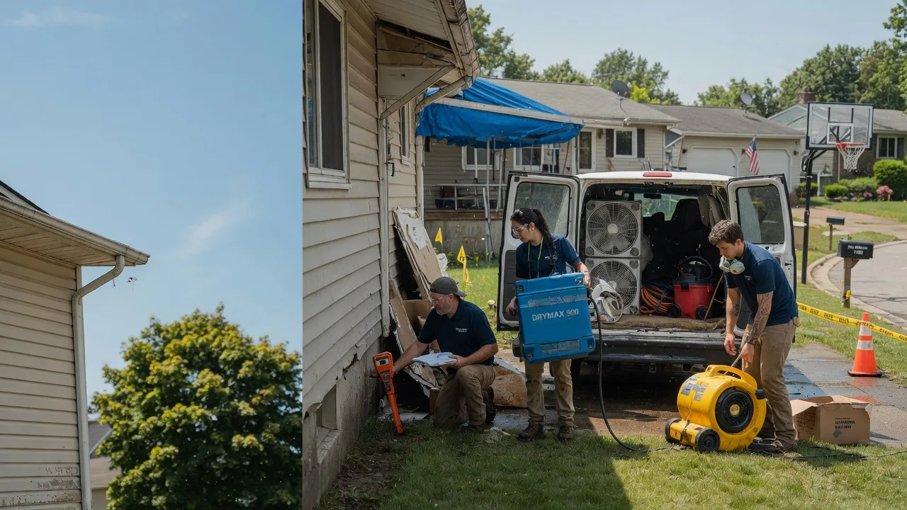 Ceiling Leak Cleanup in Kresgeville, PA near me