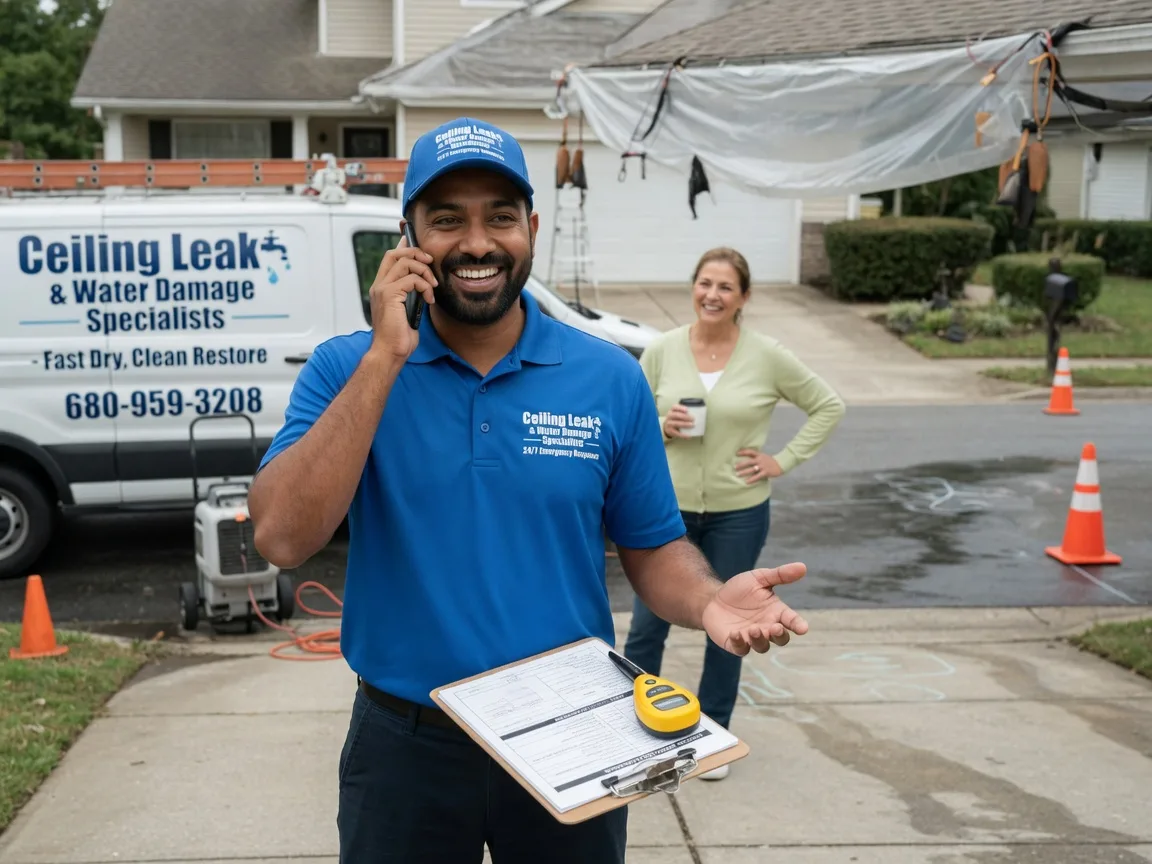 Ceiling Leak Cleanup Kresgeville, PA FAQs